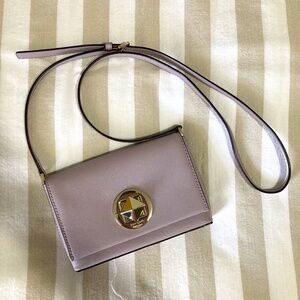 kate spade | Lavender over-the-shoulder purse.
